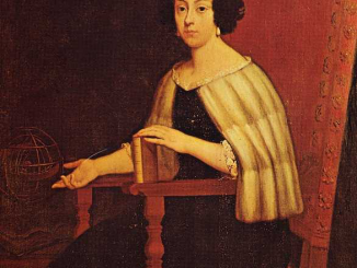 Elena Lucrezia Cornaro Piscopia, the first woman in the world to receive a Ph.D. (in 1678). Public domain image. Source: https://en.wikipedia.org/wiki/File:Elena_Piscopia_portrait.jpg